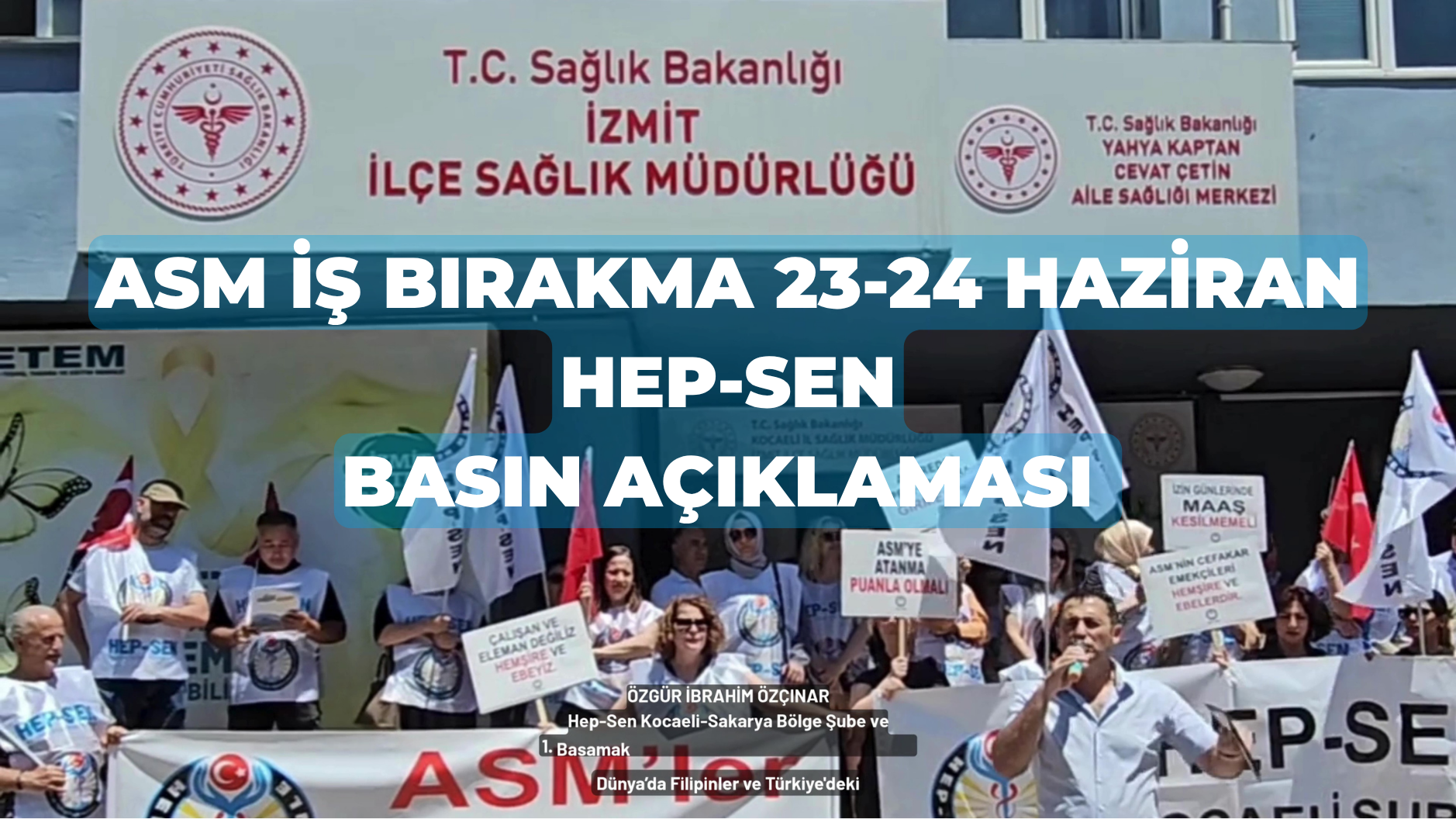 HEP-SEN 23-24 Haziran ASM İş Bırakma Eylemi: Emeğimiz İçin Alanlardayız!